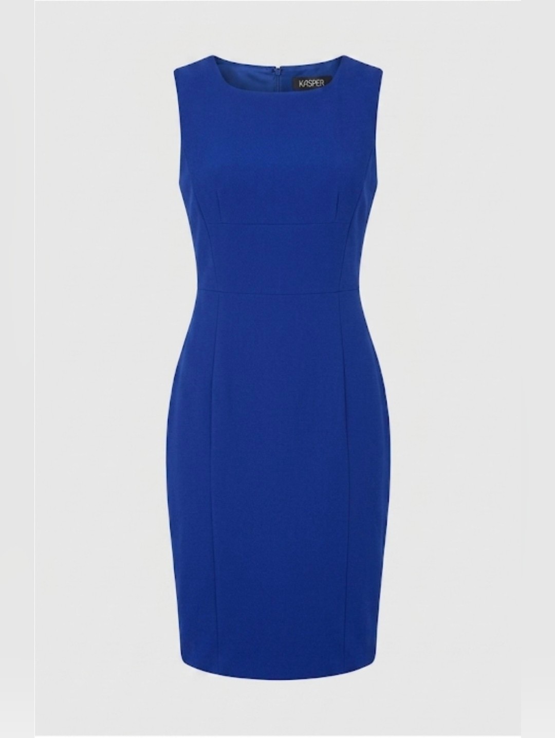 Nwt Kasper Sheath Dresse Womens Size Xs Blue